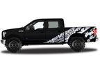Ford F150 SuperCrew 5.5 Wrap (2015-2018) Vinyl - F150-Shred - RacerX Customs