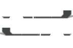 Ford F150 SuperCrew 6.5 Vinyl Stripes (2015-2018) Rally Stripes #1 - RacerX Customs
