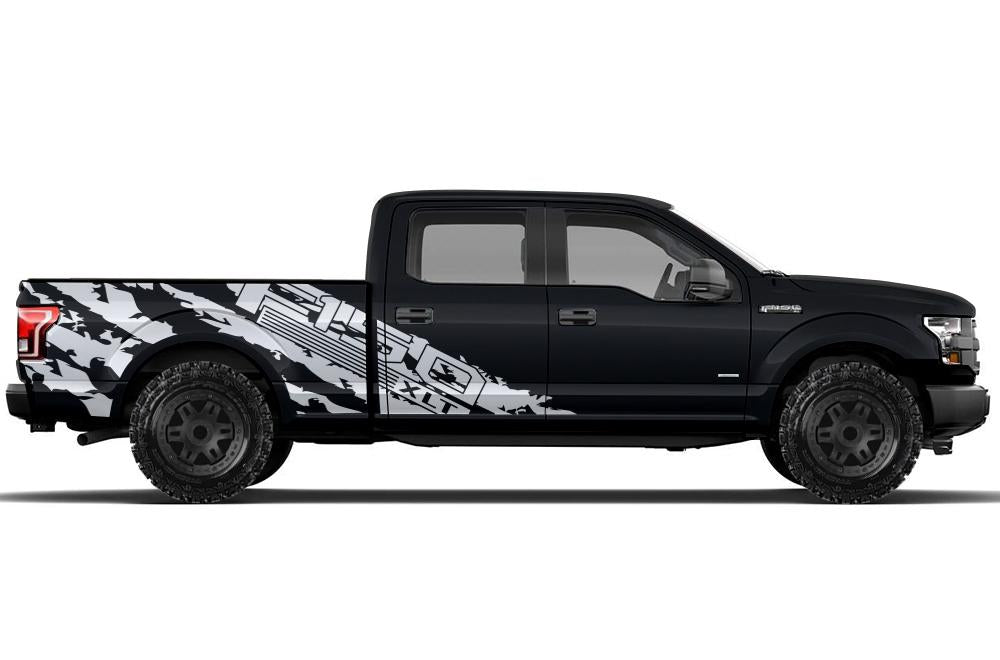 Ford F150 SuperCrew 6.5 Wrap (2015-2018) Vinyl - Nightmare - RacerX Customs