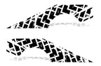 Ford F150 SuperCrew 6.5 Wrap (2015-2018) Vinyl - Tracks - RacerX Customs