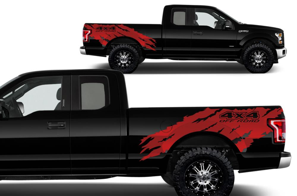 Ford F150 Wrap Kit (2015-2018) Vinyl - 4x4-Offroad - RacerX Customs