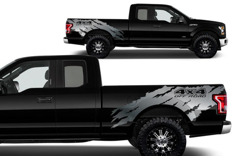 4X4 Decals Bedside Truck Stickers for 2015-2018 Ford F150 (set of 2 Decals 4X4 Decals Bedside Truck Stickers for 2015-2018 Ford F150 (set of 2 Decals