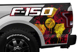 Ford F150 Quarter Panel Graphics-Wrap (2015-2018) MELTDOWN - RacerX Customs
