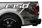 Ford F150 Quarter Panel Graphics-Wrap (2015-2018) SHREDDED METAL - RacerX Customs