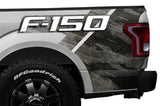 Ford F150 Quarter Panel Graphics-Wrap (2015-2018) SHREDDED METAL - RacerX Customs