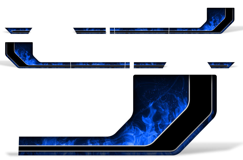 Ford F150 Side Stripe Graphics (2015-2018) FLAMES - RacerX Customs