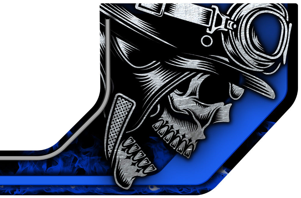 Ford F150 Side Stripe Graphics (2015-2018) HAVOC Blue - RacerX Customs