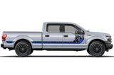 Ford F150 Side Stripe Graphics (2015-2018) HAVOC Blue - RacerX Customs