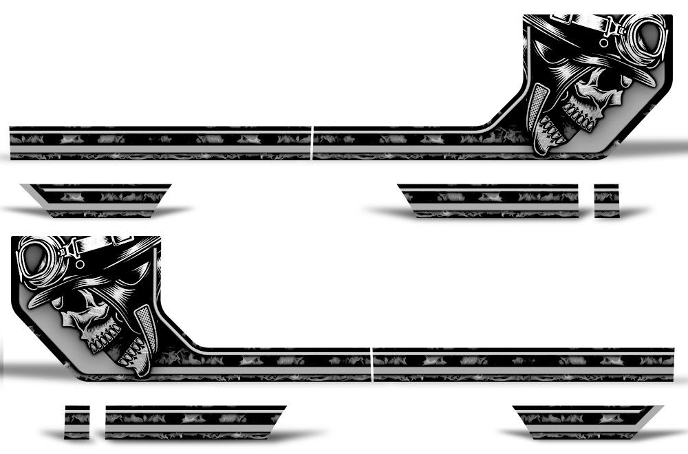 Ford F150 Side Stripe Graphics (2015-2018) HAVOC Grey - RacerX Customs