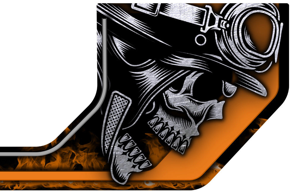 Ford F150 Side Stripe Graphics (2015-2018) HAVOC Orange - RacerX Customs