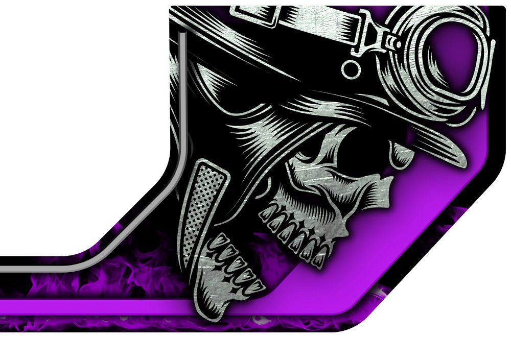 Ford F150 Side Stripe Graphics (2015-2018) HAVOC Purple - RacerX Customs