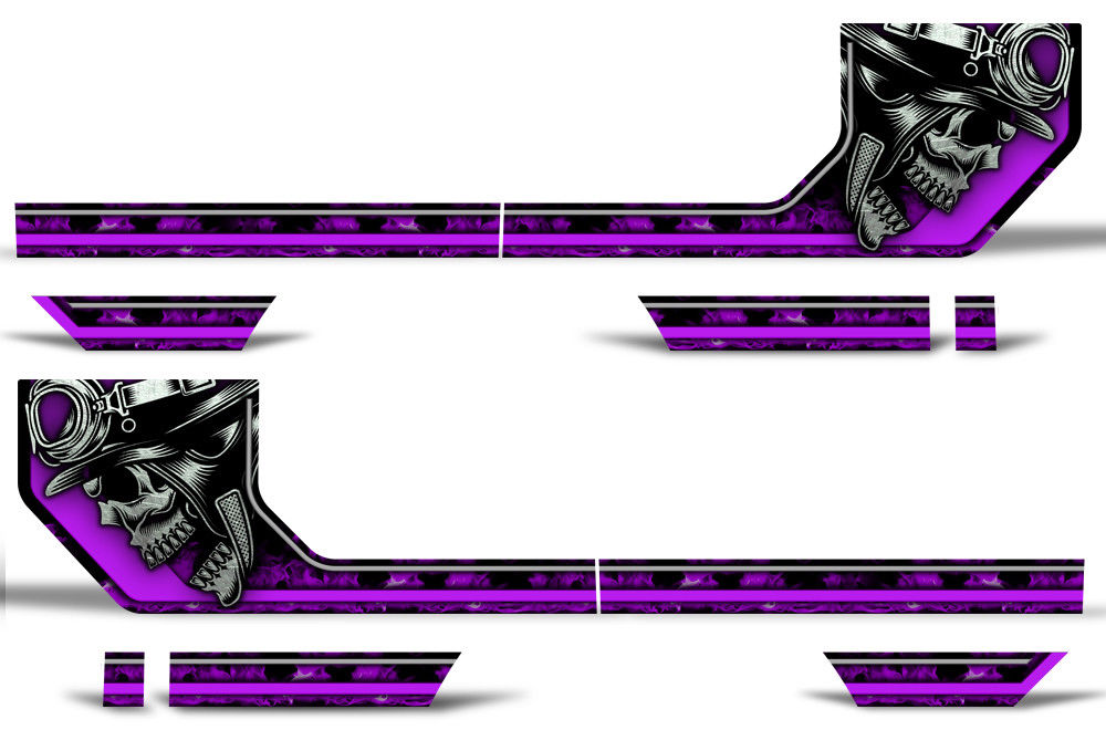 Ford F150 Side Stripe Graphics (2015-2018) HAVOC Purple - RacerX Customs