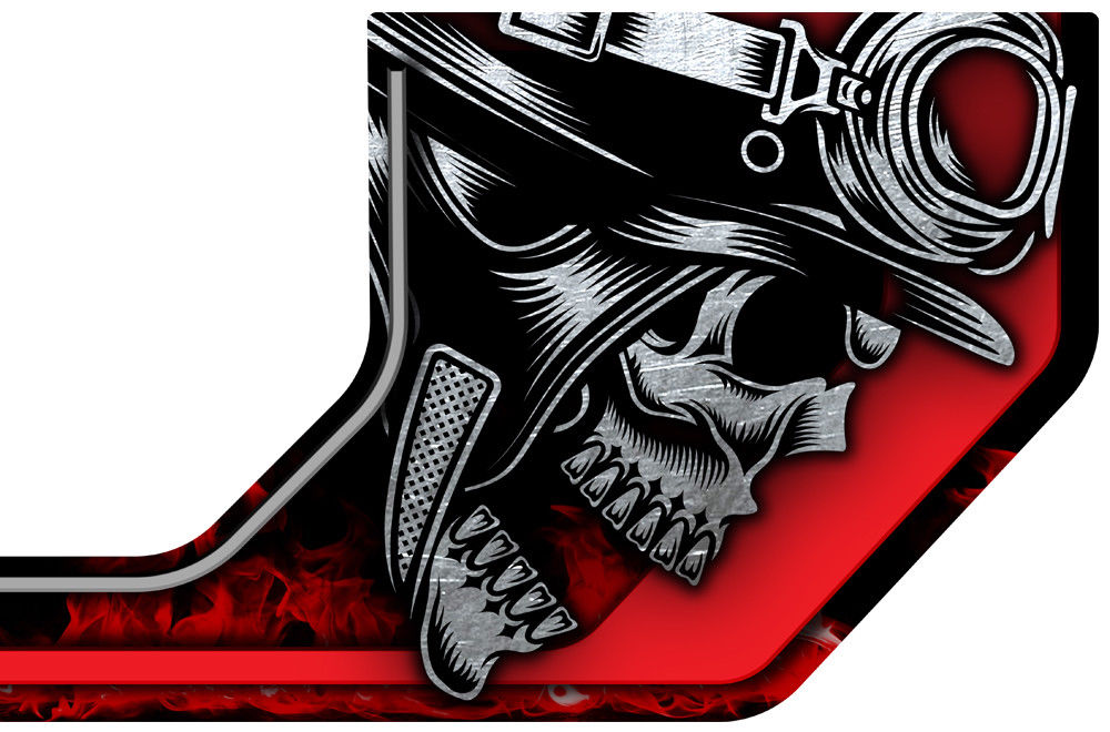 Ford F150 Side Stripe Graphics (2015-2018) HAVOC Red - RacerX Customs