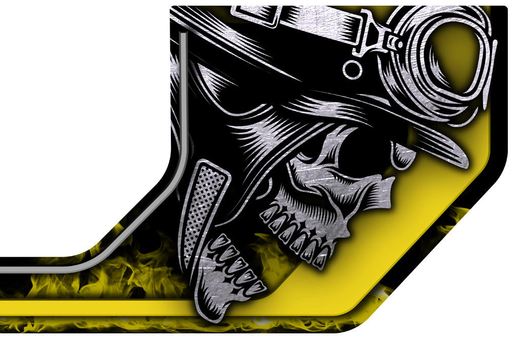 Ford F150 Side Stripe Graphics (2015-2018) HAVOC Yellow - RacerX Customs