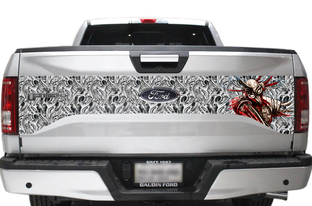 Ford F150 Tailgate Graphics (2015-2018) BIOMECH - RacerX Customs