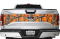 Ford F150 Tailgate Graphics (2015-2018) ORANGE CAMO - RacerX Customs