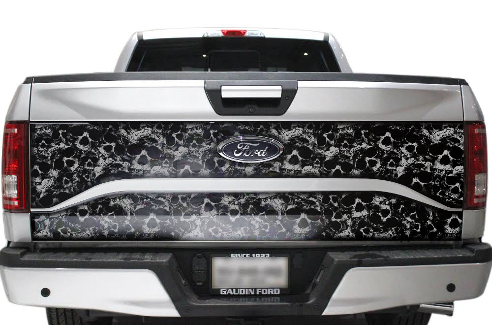 Ford F150 Full Tailgate Graphics (2015-2018) SKULLS - RacerX Customs