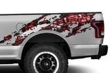 Ford F150 Graphics-Wrap (2015-2018) RED-SKULLS - RacerX Customs
