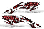 Ford F150 Graphics-Wrap (2015-2018) RED-SKULLS - RacerX Customs