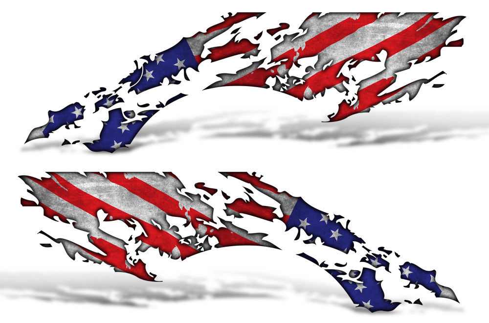 Ford F150 Graphics-Wrap (2015-2018) AMERICAN FLAG - RacerX Customs