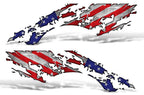 Ford F150 Graphics-Wrap (2015-2018) AMERICAN FLAG - RacerX Customs