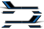Ford F150 SuperCrew 5.5 Vinyl Stripes (2009-2014) Rally Stripes #1 - RacerX Customs
