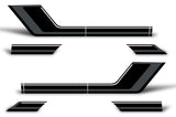Ford F150 CrewCab 5.5 Vinyl Stripes (2009-2014) Rally Stripes #1 - RacerX Customs