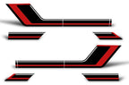 Ford F150 SuperCrew 5.5 Vinyl Stripes (2009-2014) Rally Stripes #1 - RacerX Customs