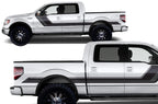 Ford F150 SuperCrew 5.5 Vinyl Stripes (2009-2014) Rally Stripes #1 - RacerX Customs