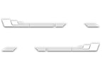 Ford F150 SuperCrew 5.5 Vinyl Stripes (2009-2014) Rally Stripes #3 - RacerX Customs