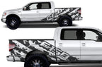 Ford F150 SuperCrew 5.5 Wrap (2009-2014) Vinyl - F150-Shred - RacerX Customs