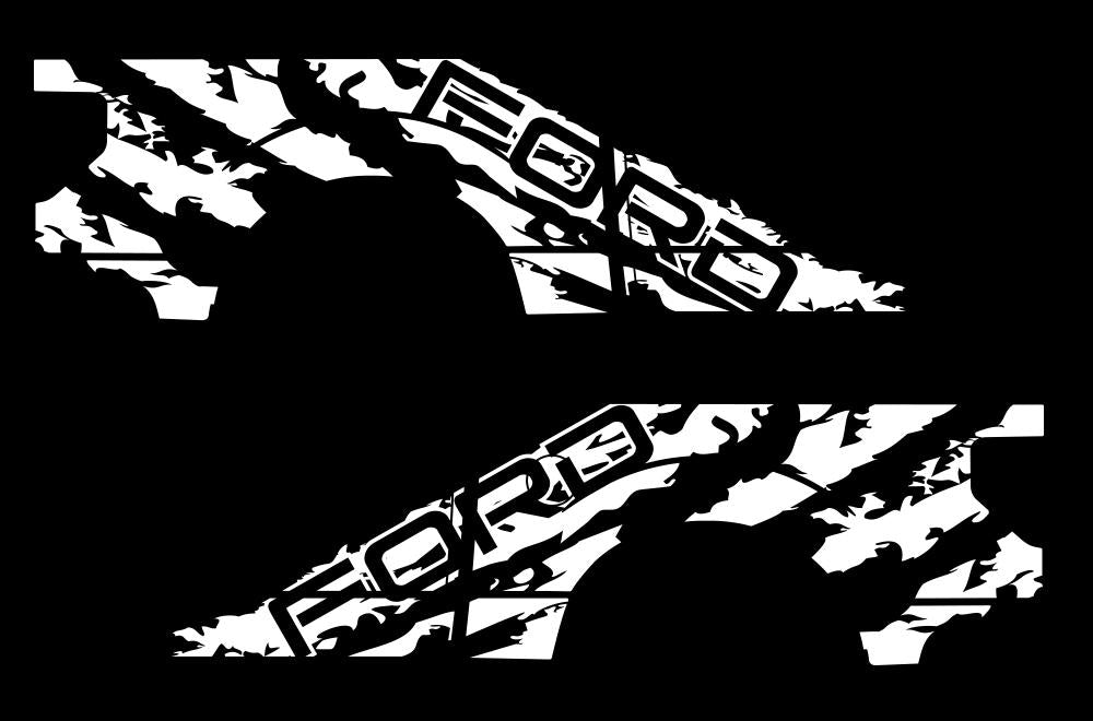 Ford F150 SuperCrew 5.5 Wrap (2009-2014) Vinyl - Ford-Shred - RacerX Customs