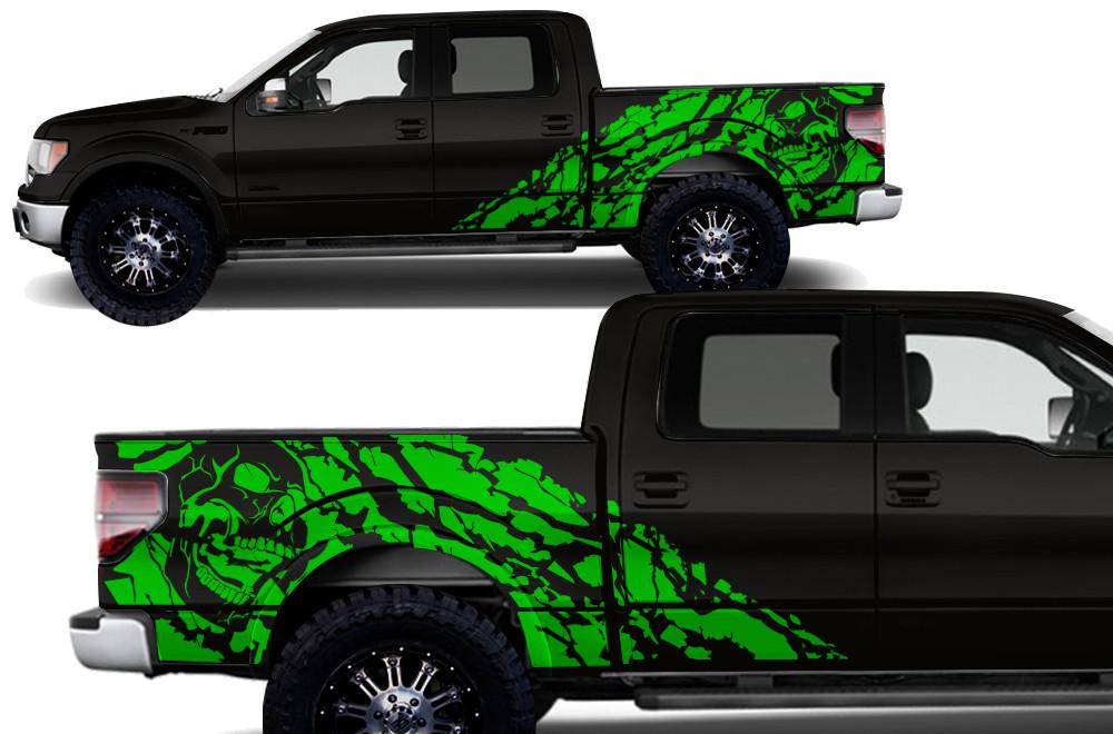 Ford F150 SuperCrew 5.5 Wrap (2009-2014) Vinyl - Nightmare - RacerX Customs