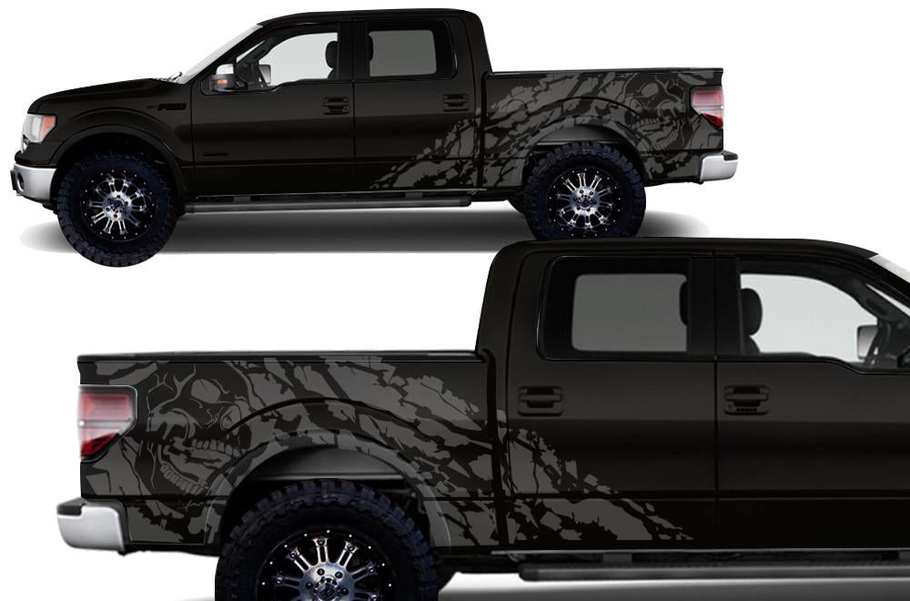 Ford F150 SuperCrew 5.5 Wrap (2009-2014) Vinyl - Nightmare - RacerX Customs