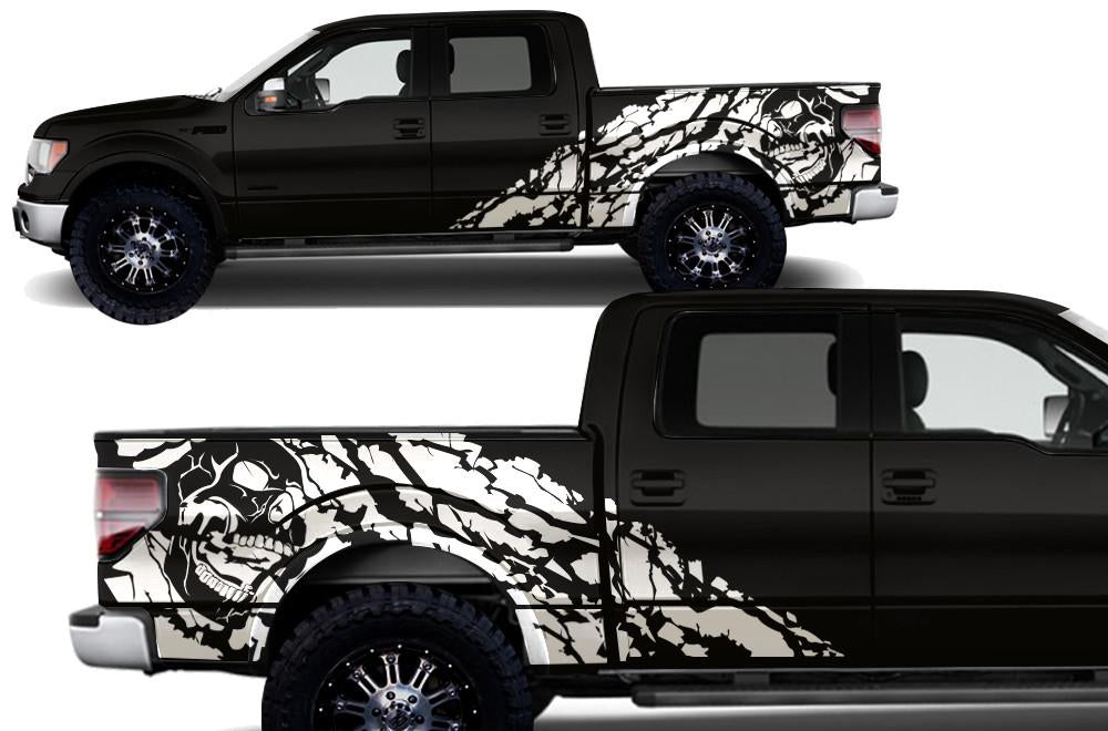 Ford F150 SuperCrew 5.5 Wrap (2009-2014) Vinyl - Nightmare - RacerX Customs
