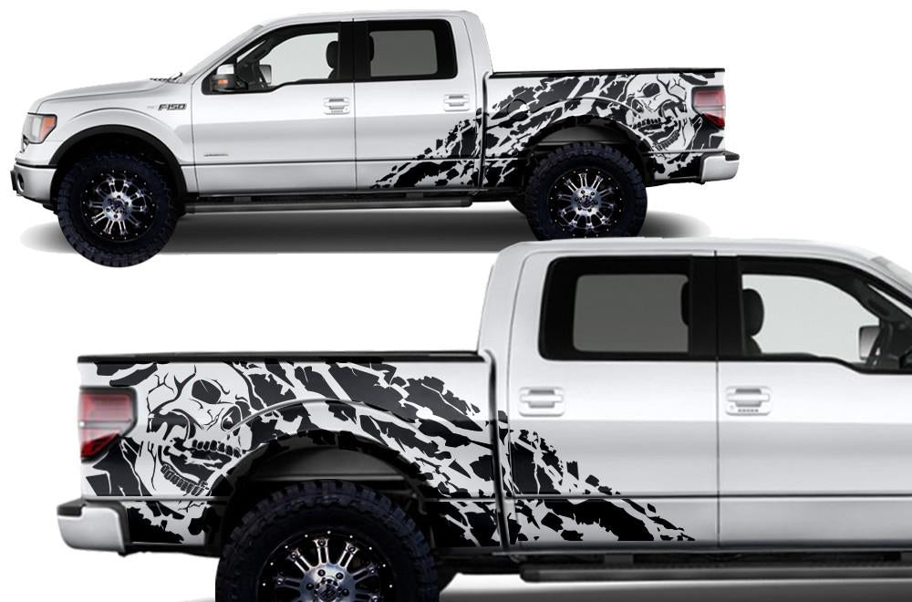 Ford F150 SuperCrew 5.5 Wrap (2009-2014) Vinyl - Nightmare - RacerX Customs