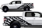 Ford F150 SuperCrew 5.5 Wrap (2009-2014) Vinyl - Shred - RacerX Customs