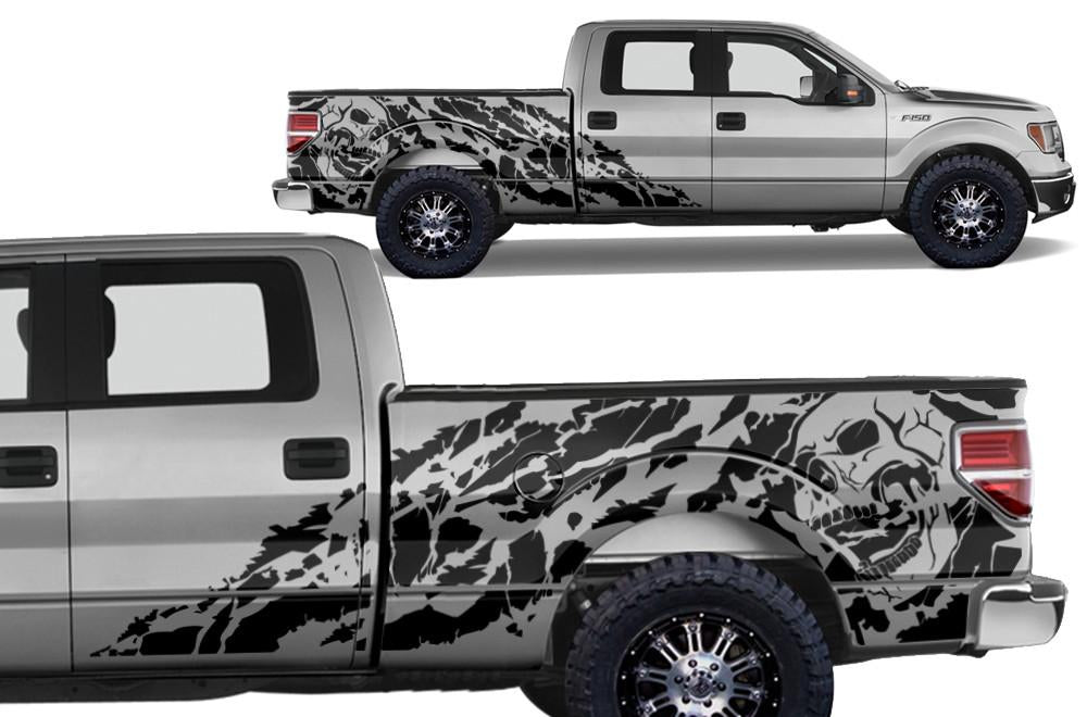 Ford F150 SuperCrew 6.5 Wrap (2009-2014) Vinyl - Nightmare - RacerX Customs