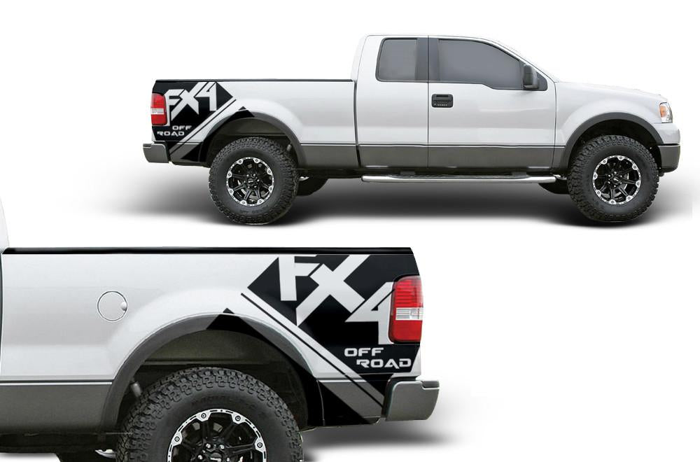Ford F150 Quarter Panel Vinyl Wrap (2004-2008) FX4 - RacerX Customs