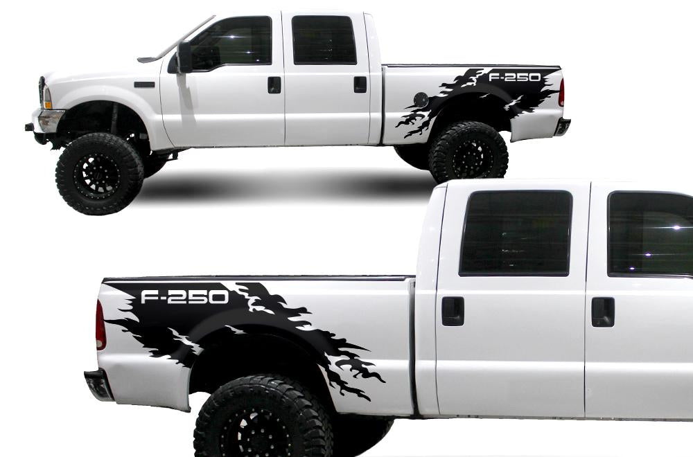 Ford F250 Vinyl Wrap Kit (1999-2006) - RacerX Customs