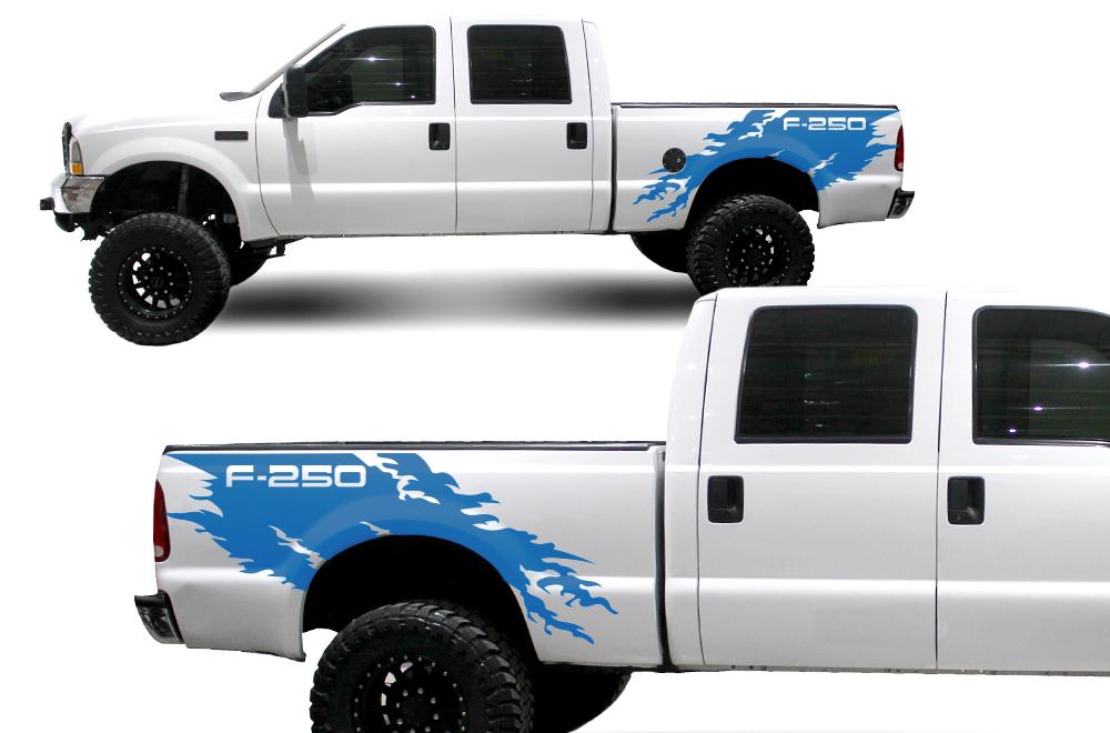 Ford F250 Vinyl Wrap Kit (1999-2006) - RacerX Customs