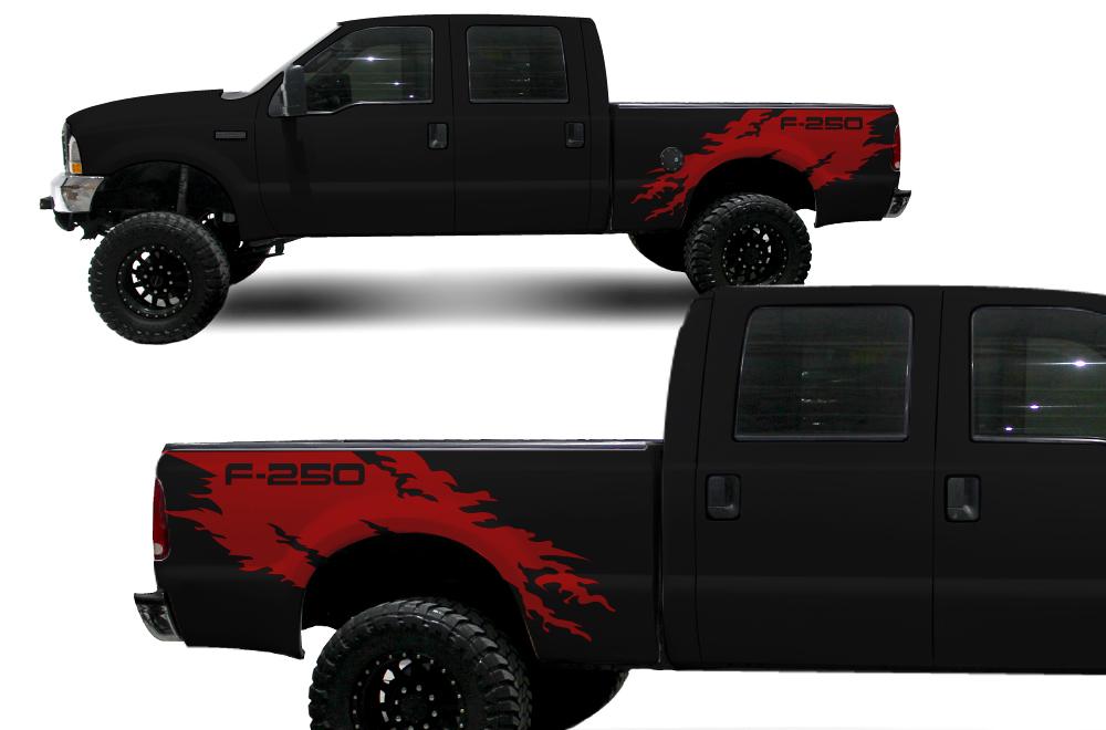 Ford F250 Vinyl Wrap Kit (1999-2006) - RacerX Customs