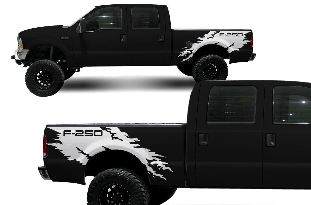 Ford F250 Vinyl Wrap Kit (1999-2006) - RacerX Customs