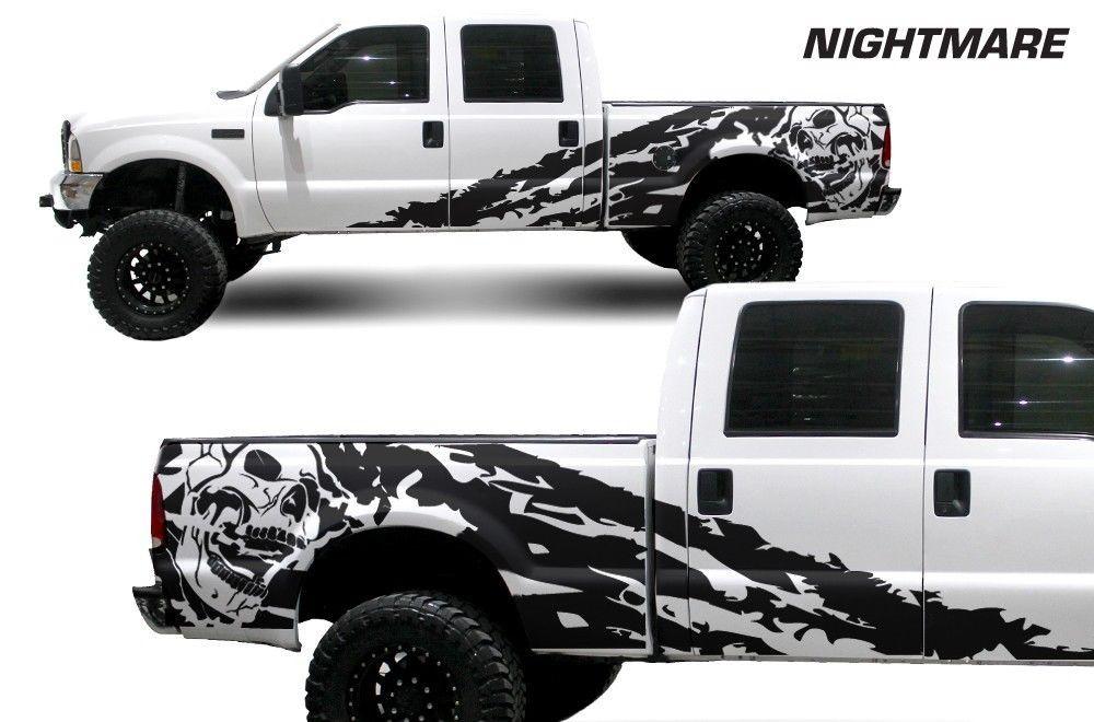 Ford F250-F350 Vinyl Wrap Kit (1999-2006) Nightmare - RacerX Customs