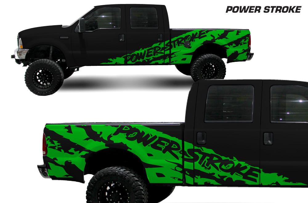 Ford F250-F350 Powerstroke Vinyl Wrap Kit (1999-2006) - RacerX Customs