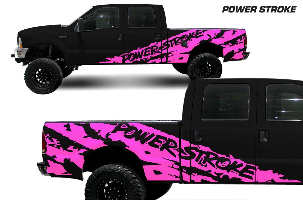 Ford F250-F350 Powerstroke Vinyl Wrap Kit (1999-2006) - RacerX Customs