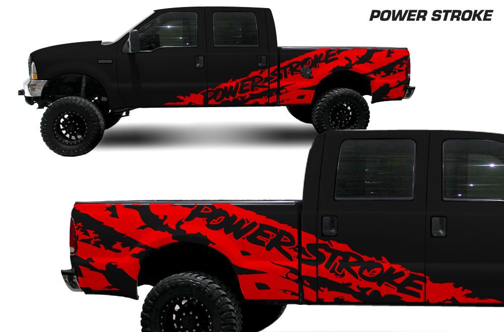 Ford F250-F350 Powerstroke Vinyl Wrap Kit (1999-2006) - RacerX Customs