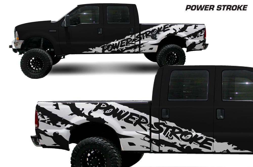 Ford F250-F350 Powerstroke Vinyl Wrap Kit (1999-2006) - RacerX Customs