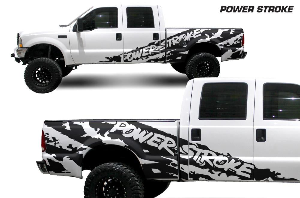Ford F250-F350 Powerstroke Vinyl Wrap Kit (1999-2006) - RacerX Customs