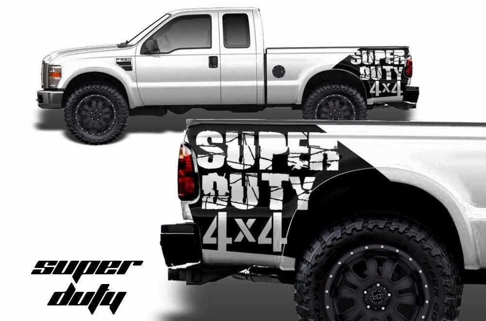 Ford F250 Super-Duty Quarter-Panel Vinyl Wrap (2007-2010) - RacerX Customs